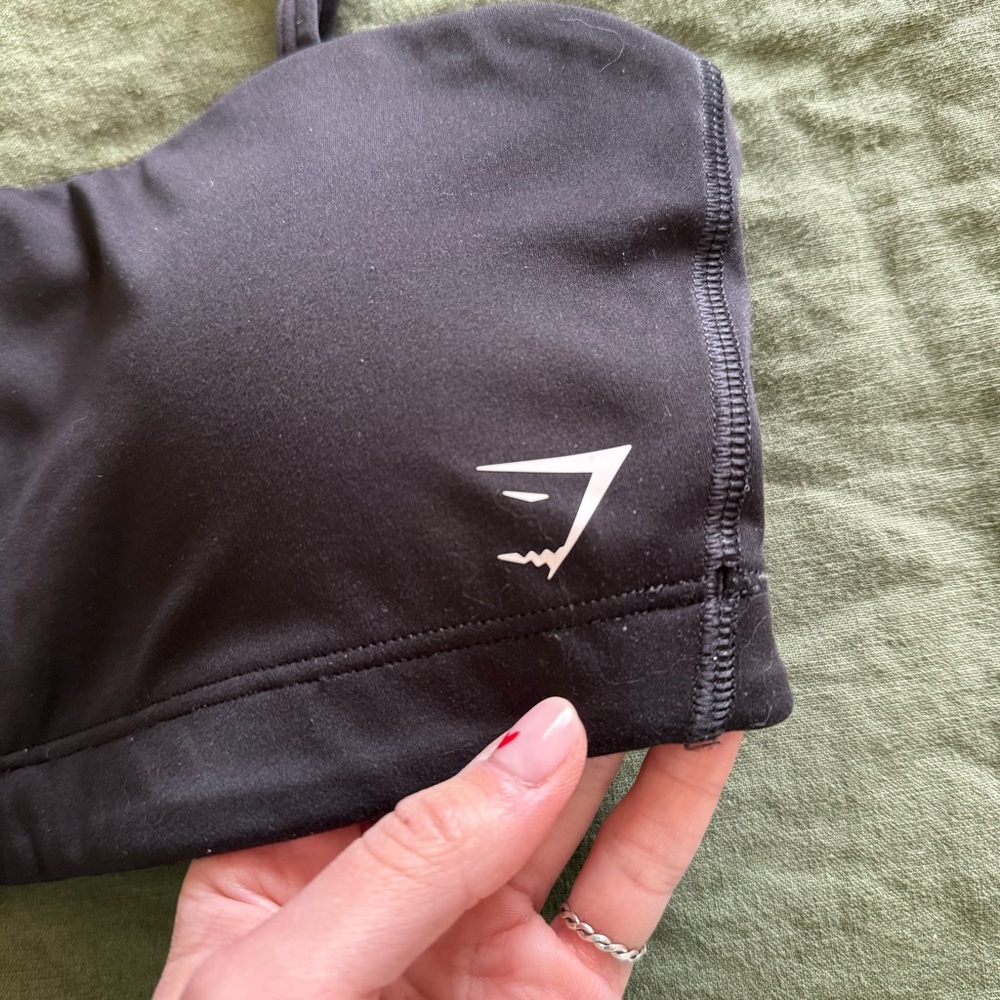 Gymshark bandeau sports bra black M - Picture 4 of 5